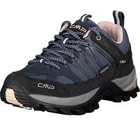 CMP Rigel Low WMN Trekking Shoe WP Femme Chaussures de randonnée, Gris Asphalte Anthracite Rose, 38 EU