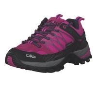 CMP Rigel Low WMN Trekking Shoe WP Femme Chaussures de randonnée, Rose Fluo Bleu Foncé Pink Fluo B Blue, 36 EU