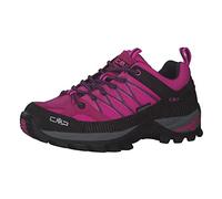 CMP Rigel Low WMN Trekking Shoe WP Femme Chaussures de randonnée, Rose Fluo Bleu Foncé Pink Fluo B Blue, 39 EU