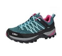 CMP Rigel Low WMN Trekking Shoes WP Femme Chaussures de randonnée, Bleu Turquoise Deep Lake Acqua, 37 EU