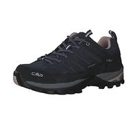 CMP Rigel Low Wmn Trekking Shoes Wp Femme Chaussures de randonnée, Gris Asphalte Anthracite Rose, 38 EU