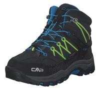 CMP Rigel Mid Chaussures de Trekking Unisexes pour Enfant, Jaune Anthracite Fluo, 6 UK