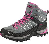 CMP Rigel Mid Trekking Shoe WP, Chaussures de Marche Femme, Grey Fuxia Ice, 44 EU
