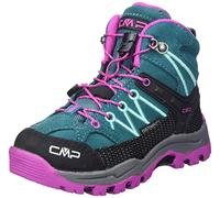 CMP - Kid's Rigel Mid Trekking Shoes Waterproof - Chaussures de randonnée - EU 39 - lake / pink fluo