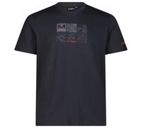 CMP - S/S T-Shirt - T-shirt technique - 50 - antracite / orange