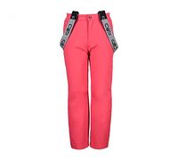 Pantalon CMP Salopette Twill Ski rose gris enfant - 5
