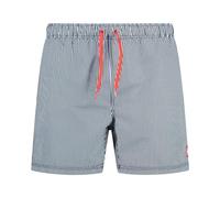 CMP - Short de bain homme en microfibre, Marine-Blanc, 46