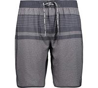 CMP Short de Bain Moyen pour Homme avec Taille rayée, 30R9197, Anthracite, 54