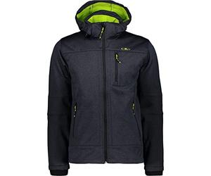 CMP Softshell Jacke 3A01787N-M Veste Homme, Gris Asphalte mélangé, 50