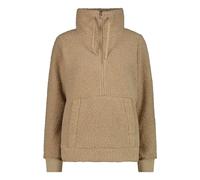 Cmp 32p3806 Half Zip Sweatshirt Beige L Femme