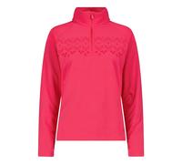 Polaire 1/2 zip avec détails imprimés sur le devant femme CMP Arctic Fleece Rouge M