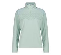 Polaire 1/2 zip avec détails imprimés sur le devant femme CMP Arctic Fleece Vert XS