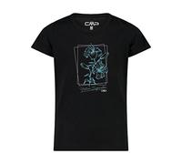 CMP - T-shirts pour enfants, Noir-Rose Fluo, 98