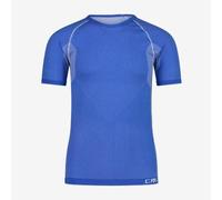 CMP Tee-Shirt Thermique Homme Seamless - N913 ( Bleu Royal Melange)