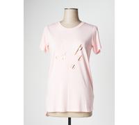 cmp tee-shirts et débardeurs femme de couleur rose