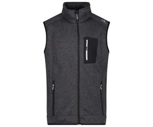 CMP - Vest Jacquard Knitted - Polaire sans manches - 54 - nero / glacier