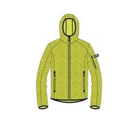 CMP - Veste en Knit-Tech pour Enfants avec Capuche Fixe, Lime-Darker, 104