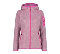 CMP - Veste en Knit-Tech pour Femme avec Capuche Fixe, Fuxia-Blanc, 52