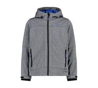 CMP - Veste enfant à capuche fixe, Noir Mel.-Royal, 128