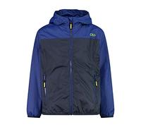 CMP - Veste enfant avec capuche anti-pluie, Noir Bleu, 176