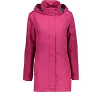 CMP - Veste femme à capuche avec boutons pression, Géranium, XXXL