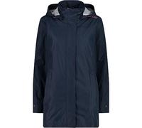 CMP - Veste femme à capuche avec boutons pression, Noir Bleu, M