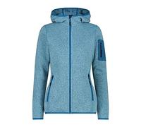 CMP - Veste femme à capuche fixe, Anis-Jade-B.Bleu, XL