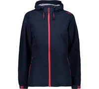 CMP - Veste femme à capuche fixe, Noir Bleu, XL