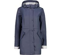 CMP - Veste femme à capuche fixe, Noir Bleu, XS
