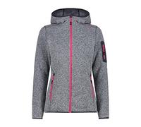CMP - Veste femme à capuche fixe, Titane-Fuchsia, XS