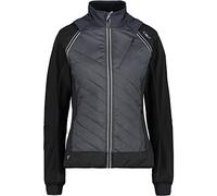 Veste CMP Light Softshell manches amovibles gris noir femme - XXS