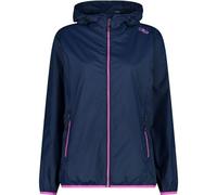 CMP - Veste femme avec capuche anti-pluie, Bleu, S