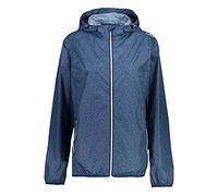 CMP - Veste femme avec capuche anti-pluie, Bleu, XL