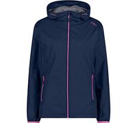 CMP - Veste femme avec capuche anti-pluie, Bleu, XS
