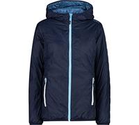 CMP - Veste femme réversible à capuche fixe, Bleu ciel poussiéreux, XS