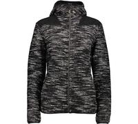 CMP Veste Fonctionnelle Veste en Laine Fleece WoolTech Isolante Noir