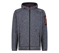 CMP - Veste Homme à Capuche Fixe, Anthracite-Bourgogne, 56