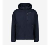 CMP Veste Homme Softshell à Capuche Détachable - 08NP (Black Bleu / Ice)