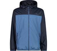 CMP - Veste imperméable à capuche pour hommes, Bleu poussiéreux, 54