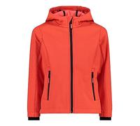 Veste à capuche CMP Fix Hood Softshell rouge orangé enfant - 6