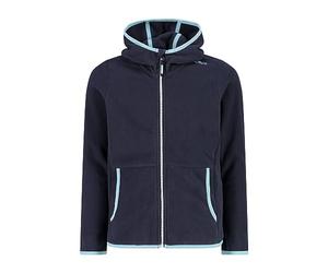 CMP - Veste Kid G à capuche fixe, Noir Bleu, 140