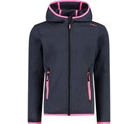 CMP - Veste Knit-Tech pour enfant avec capuche fixe, Brillant d'asphalte, 110