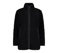 CMP - Veste longue pour femme en polaire teddy Highloft, Noir, 52