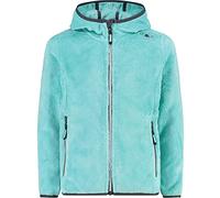 CMP - Veste polaire Highloft pour enfant avec capuche fixe, Eau-Titane, 104