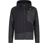 CMP - Veste polaire stretch Performance avec capuche fixe, Lead Mel., 56