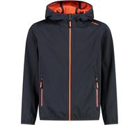 CMP - Veste softshell légère pour enfants avec capuche fixe, Anthracite, 128