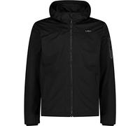 CMP - Veste softshell légère pour homme avec capuche amovible, Noir, 52
