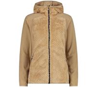 CMP Woman Highloft Fleece Jacket Hood - Femme - Beige - taille 38- modèle 2025