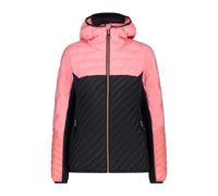 CMP Woman Jacket Hybrid Fix Hood - Femme - Noir / Rose - taille XXS- modèle 2024