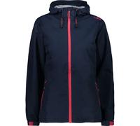 CMP - Woman Rain Jacket Fix Hood - Veste imperméable femme Black Blue - M
